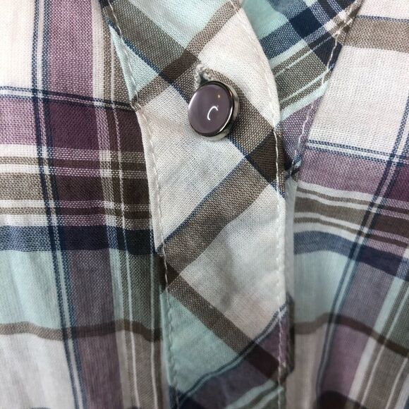 Pennington’s Plaid Button Down shirt Size  XL - Picture 3 of 10